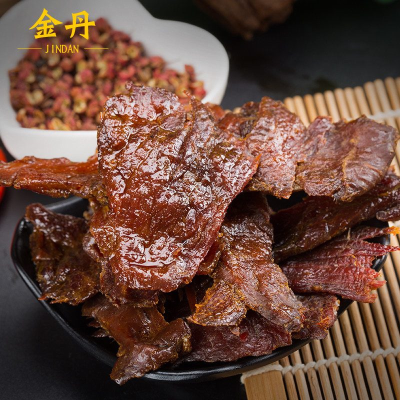 金丹酱板200g湖南特产风干牛肉干 金丹牛肉类