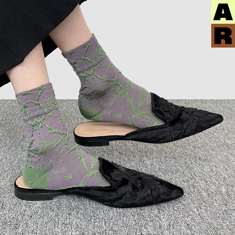 【任选3件95折】AR复古浮雕小花亮光丝短袜2026日系玛丽珍短筒袜,淘宝优惠券,粉丝福利购,淘宝优惠卷