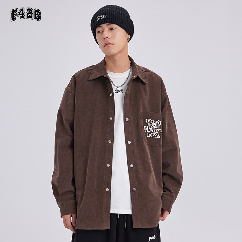 【f426官方店】国潮牌情侣街头衬衫 f426衬衫