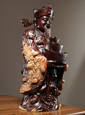 黑檀木雕刻树根开业送礼工艺品