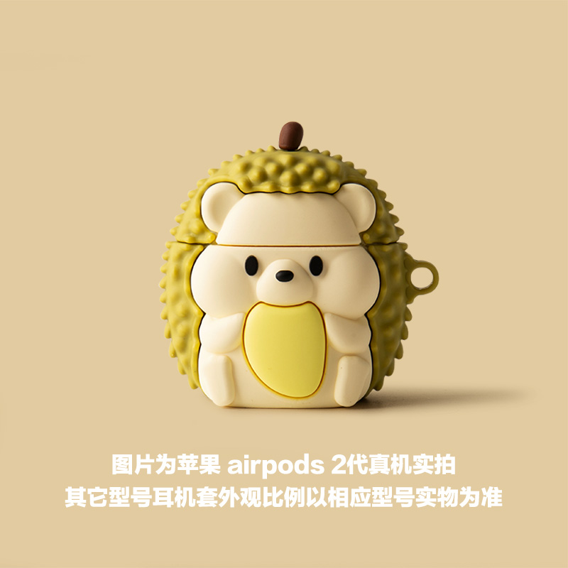 适用于airpods保护套硅胶软壳苹果耳机套airpods2壳情侣卡通可爱3二代无线蓝牙耳机盒ipods壳套潮牌air pods-图3