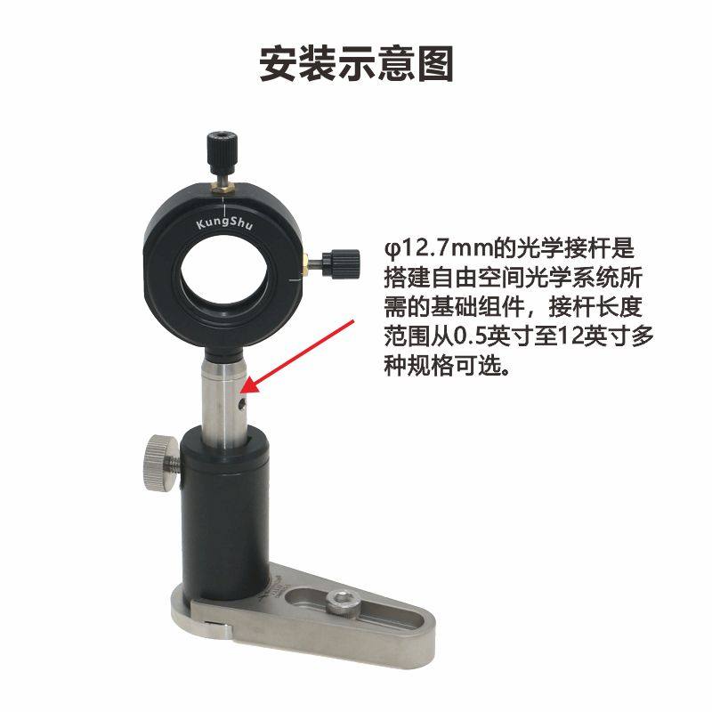 OMPS05系列0.5英寸\12.7mm不锈钢光学接杆,淘宝优惠券,粉丝福利购,淘宝优惠卷