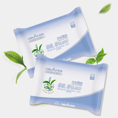 亲诺卫生湿巾10抽*10包便携