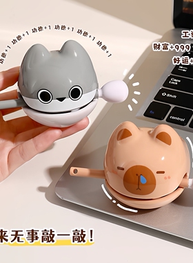 敲佛系功德+小木鱼解压摆件