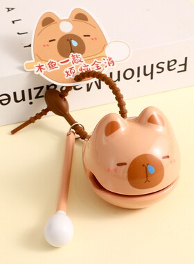 敲佛系功德+小木鱼解压摆件