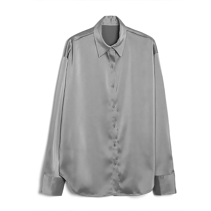 白色女设计感小众轻奢主义垂感衬衫 疏涵公主衬衫