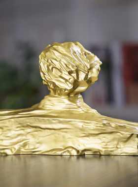 伟人橘子洲头黄铜摆件