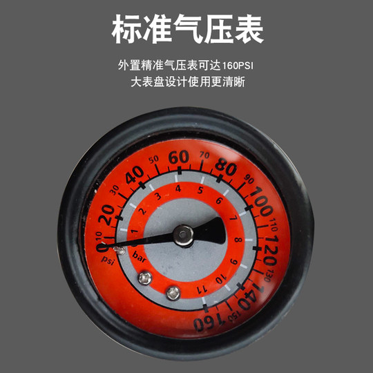 欧耐便携打气筒电动摩托车自行车家用汽车泳圈球类脚踏高压充气泵