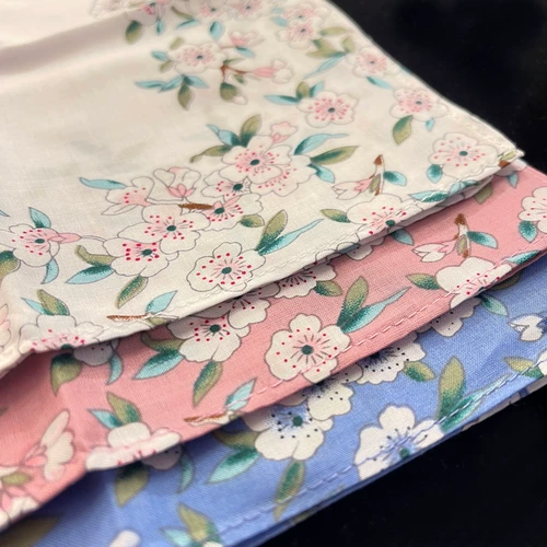 Носовой платок, хлопковый мягкий ретро японский шарф