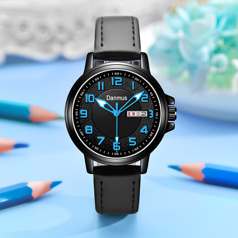 刻字男孩男学生防水电子小学生手表 丹慕斯国产腕表