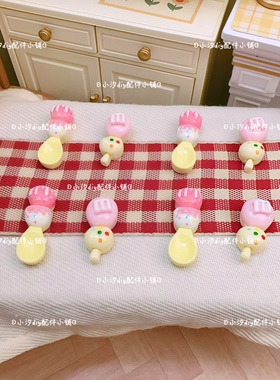 仿真微缩食玩迷你冰淇淋勺子diy奶油胶树脂饰品配件手工娃屋摆件