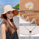 Sun protection large brim Japanese fashion style sun hat for women
