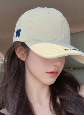 美式棒球帽女显脸小鸭舌男