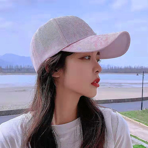青年户外出游棒球帽 网红女防晒防紫外线太阳帽子 休闲遮阳鸭舌帽 - 图0