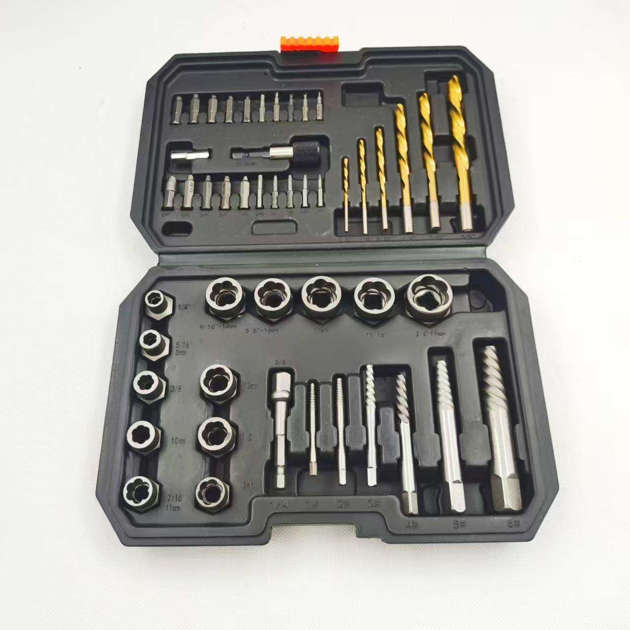 48pc螺母取出器螺丝取出器左旋麻花钻拆装工具滑牙螺帽拆除器套装,淘宝优惠券,粉丝福利购,淘宝优惠卷