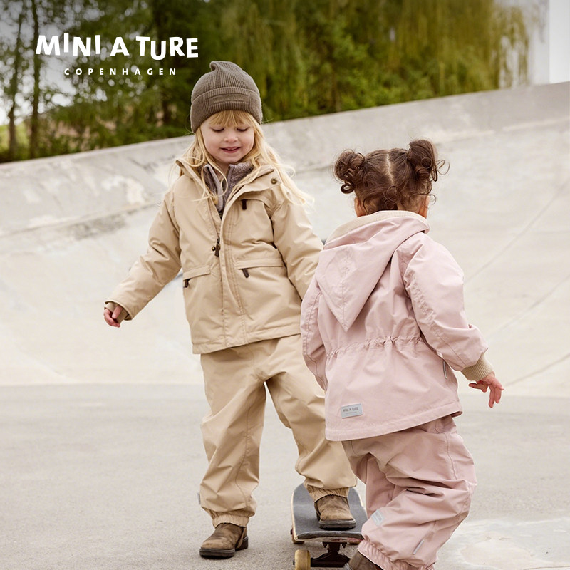 丹麦MINI A TURE童装25秋冬新品男女童防风防水保暖夹克儿童外套,淘宝优惠券,粉丝福利购,淘宝优惠卷