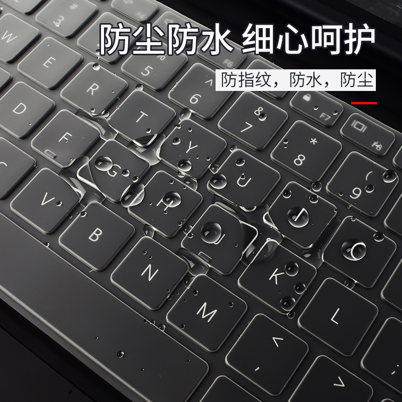 适用于华为Matebook E 12.6英寸笔记本电脑键盘保护膜全覆盖防水DRC W56透明DRC W58按键保护膜DRC W76防尘罩-图1