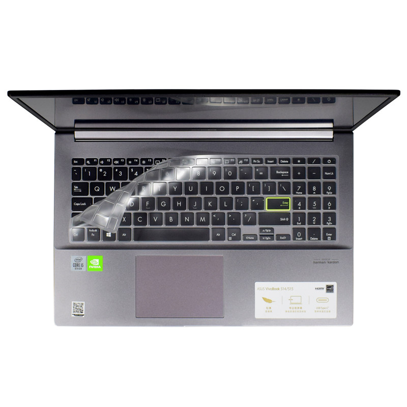 适用2020款华硕VivoBook15 X笔记本电脑键盘保护膜S5600FL 15s v5000F 2021款Vivobook15 V5200JP防水防尘罩