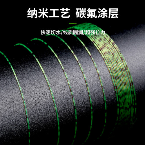 隐形斑点尼龙鱼线主线正品德国进口原丝超柔软强拉力高端成品子线 - 图2