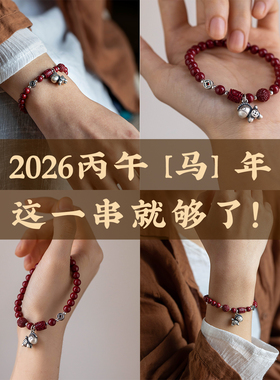马年本命年手链纯银999