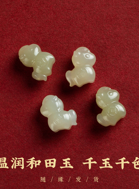 2026马年本命年和田玉小马红绳