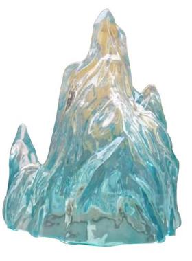 现代简约创意工艺礼品摆饰透明假山雕塑酒店会所别墅样板房装饰树