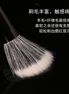 粉刷匠D23动物毛平头点彩刷