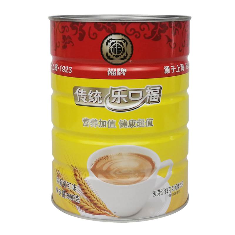 传统乐口福可可粉800g上海80后干吃怀旧零食浓香蛋白饮品麦乳精-图2