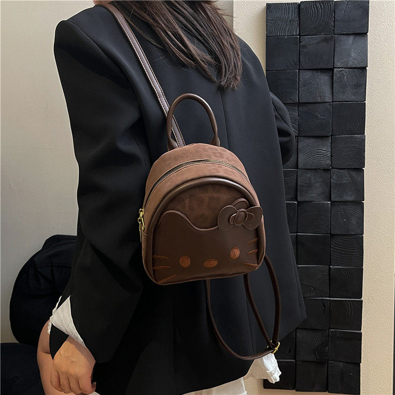 时尚可爱卡通Hellokitty迷你包包女2025新款高级感洋气百搭双肩包,淘宝优惠券,粉丝福利购,淘宝优惠卷