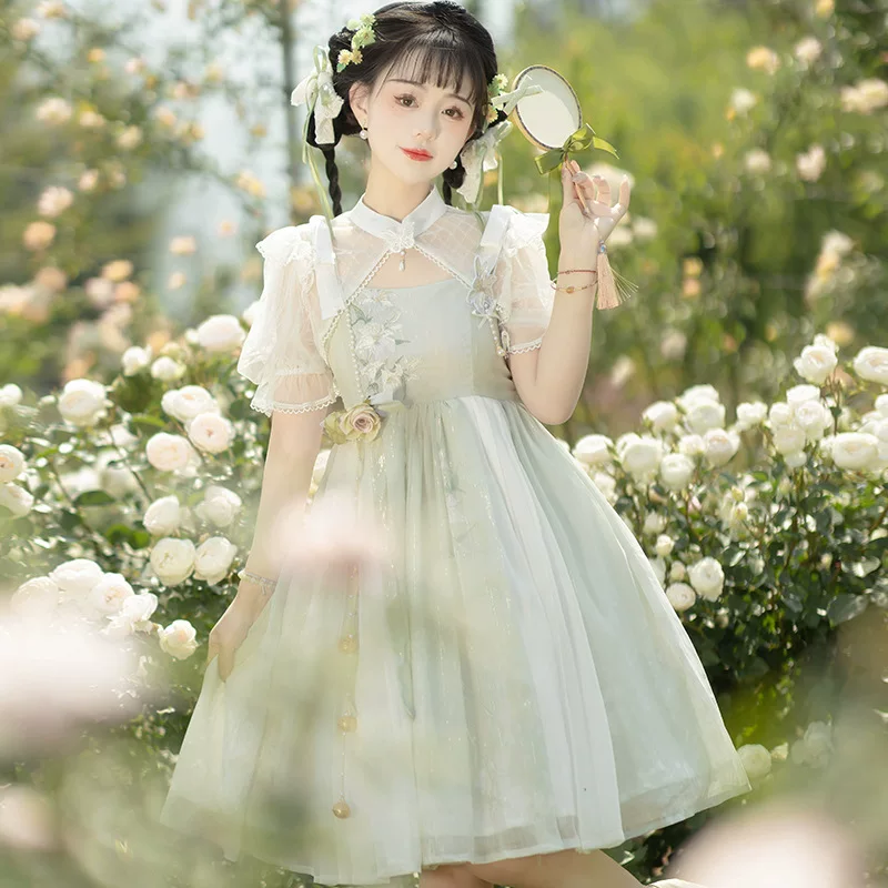 Дизайн подлинного милого летнего платья, подарок на день рождения, стиль Lolita