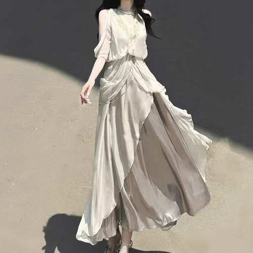 设计师的礼物原创审判天使洛丽塔lolita希腊风神女斗篷连衣裙套装 - 图2