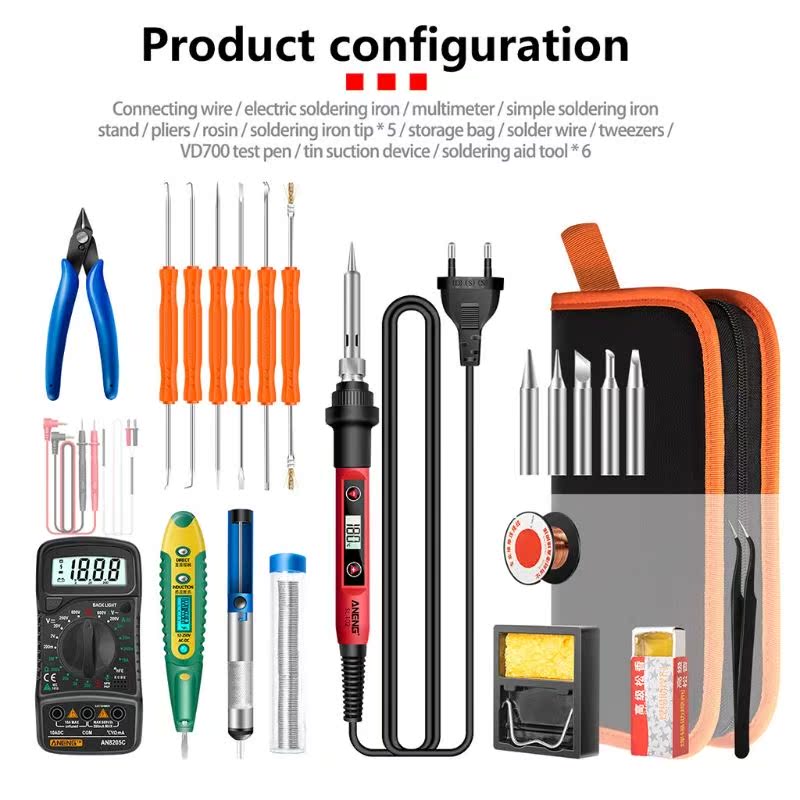 24 Pcs EU/US SL102 Soldering Iron 60 W Adjustable Temperatur-图0