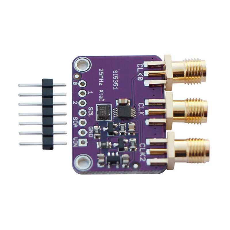 S5351A 2C 25MHZ Clock Generator Breakout Board 8KHz to 160 - 图1