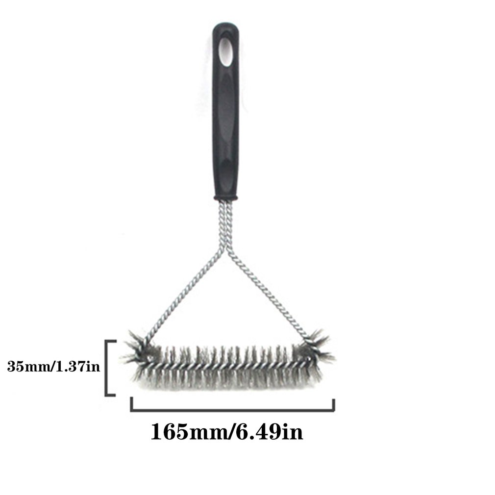 BBQ Tools Barbecue Grill Brush Clean Stainless Steel Bristle - 图3