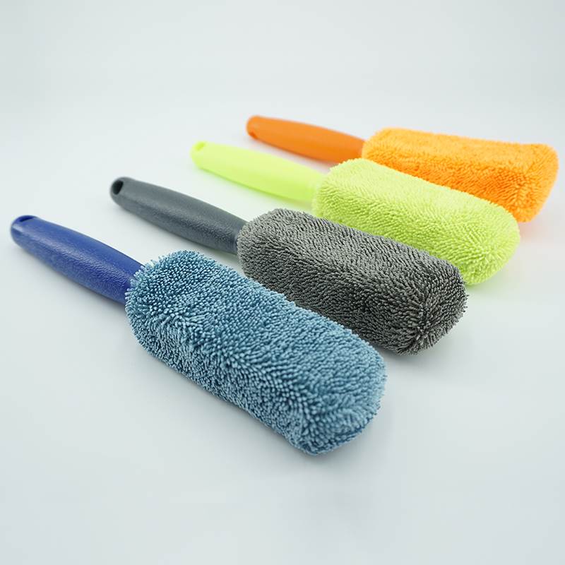 Car Wash Portable Microfiber Wheel Tire Rim Brush Car Wheel - 图1