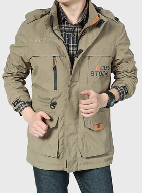 Men's Hiking Camping Cycling Jackets Military Tactical Jacke