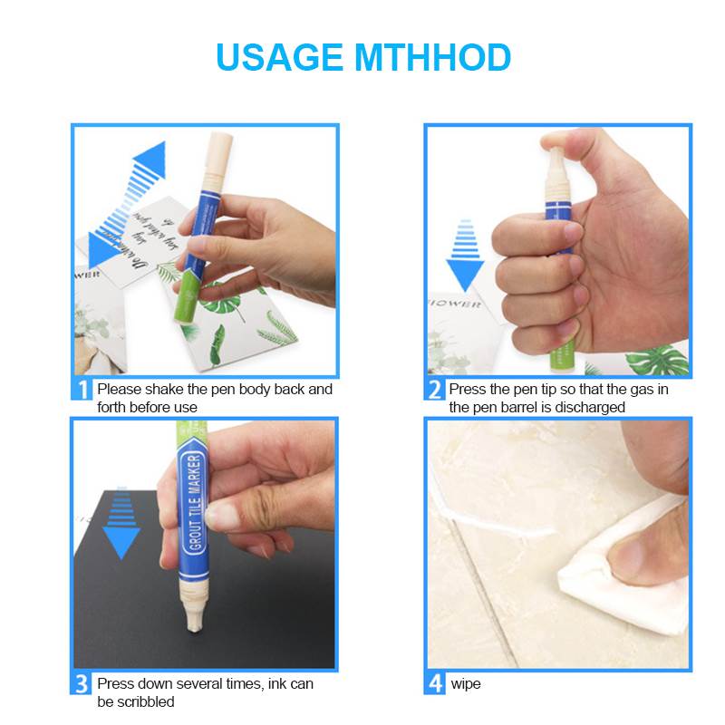 Tile Gap Repair Pen Color Waterproof Floor Tile Refill Grout - 图3