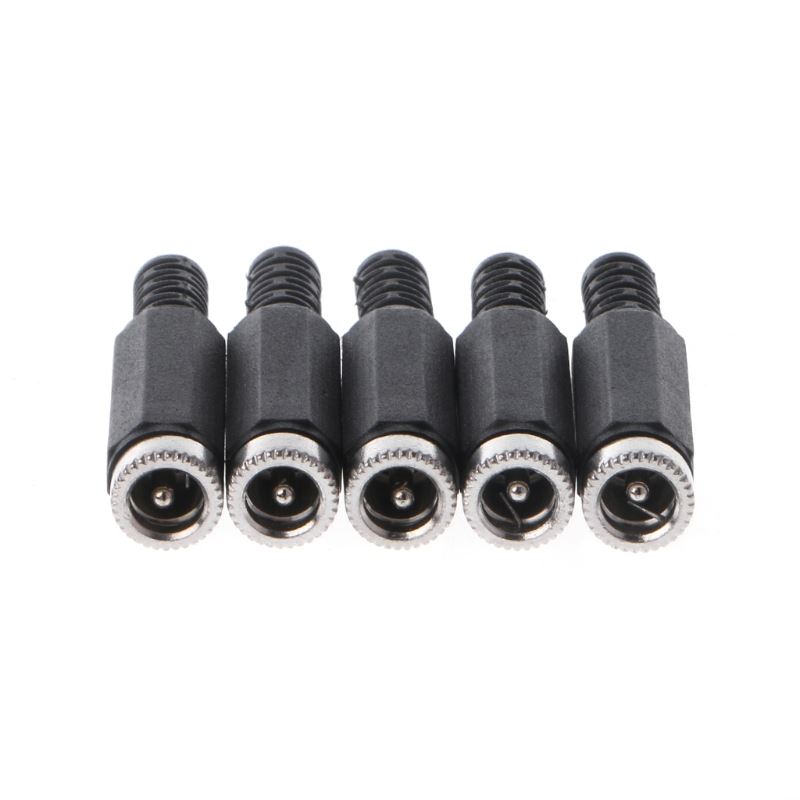 5 Pcs 2.1mm x 5.5mm Female DC Power Jack Adapter Connector B - 图0