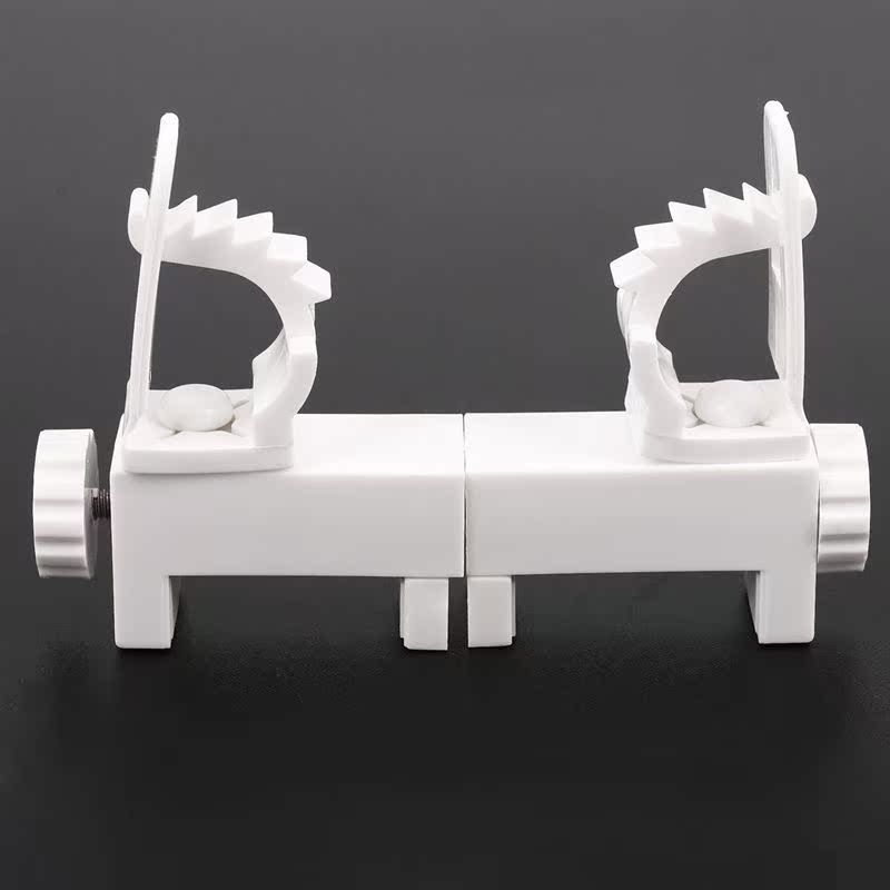 2Pcs justable Crossbar Rod Support Clamp Holder Curtain Ro - 图0