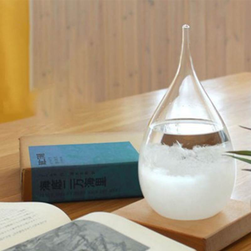 Droplet Heart star Storm Glass Bottle Weather Forecast Predi - 图3