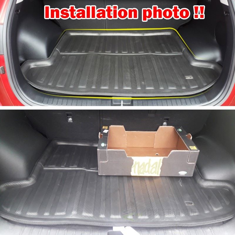 Cargo Boot Liner Tray For Hyundai Tucson TL 2015 2016 2017 2 - 图0