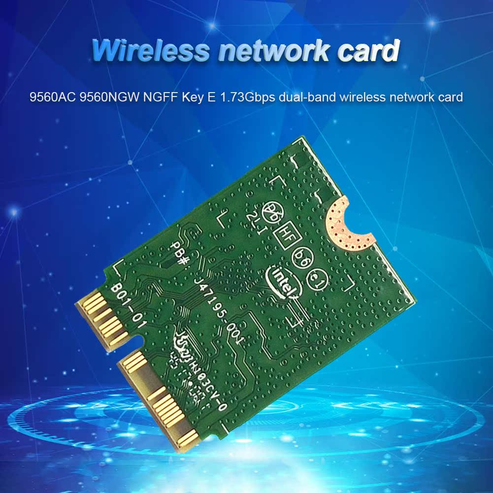 AC 9560NGW Dual Band 2.4G/5G Network Card NGFF Key E 1.73Gbp-图3