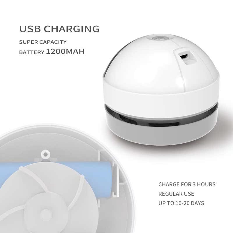 Mini Vacuum Cleaner Automatic Portable USB Charging Desktop - 图3