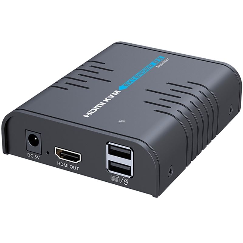 LKV7KVM HDMI KVM extender over IP by cat5e/6 cable up to 1 - 图1