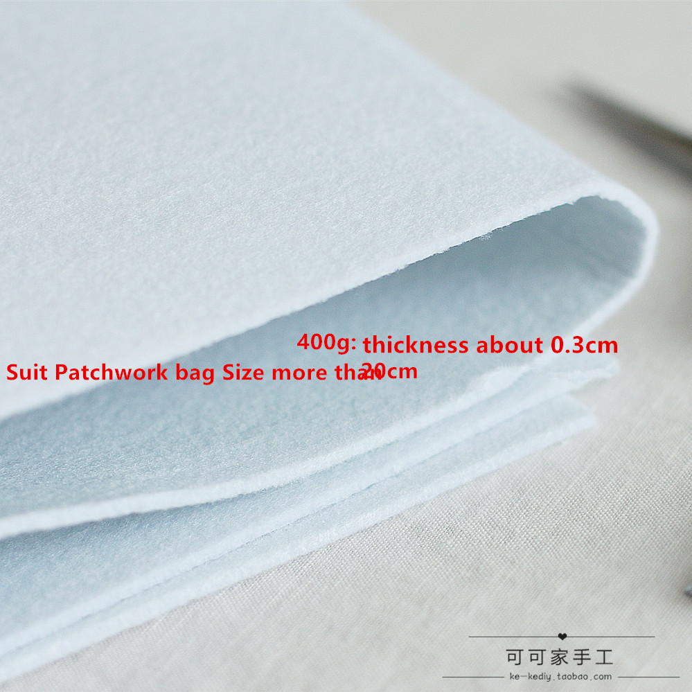 200/300/400g Single Side Adhesive Cotton Batting Cream Inter-图2