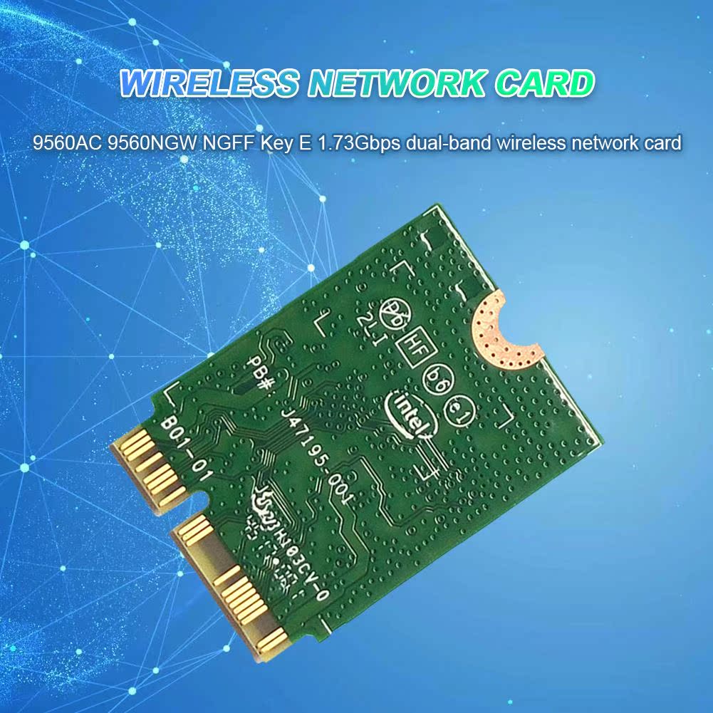 AC 9560NGW Dual Band 2.4G/5G Network Card NGFF Key E 1.73Gbp-图1