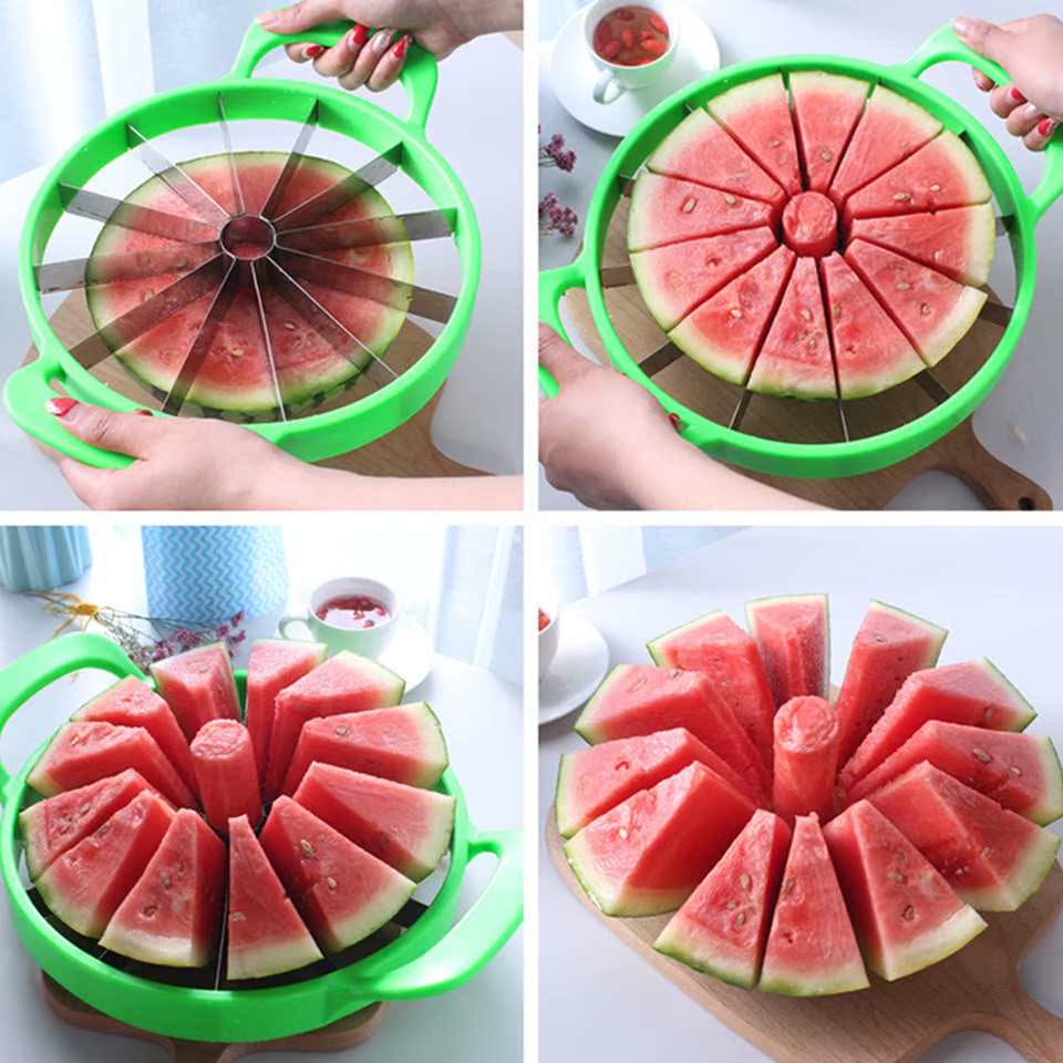 1PC Watermelon Slicer Cutter Stainless Steel Large Size Slic-图1