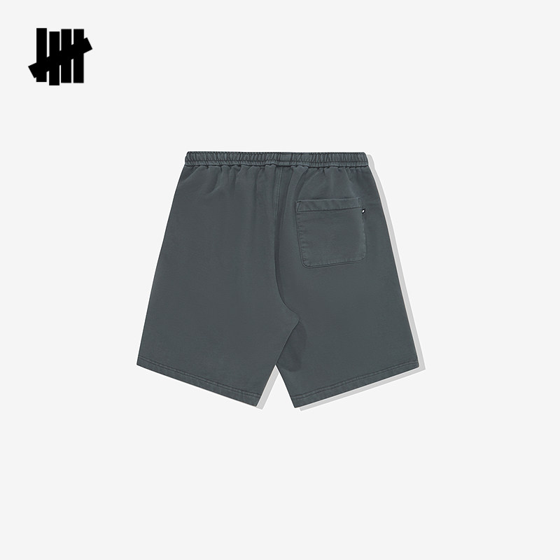 UNDEFEATED五条杠官方春季毛圈内里水洗做旧基础卫裤针织短裤,淘宝优惠券,粉丝福利购,淘宝优惠卷