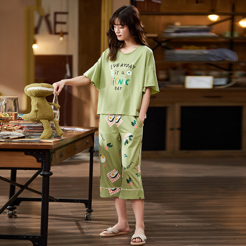 都妮诗2020夏季新款睡衣女莫代尔 都妮诗睡衣/家居服套装