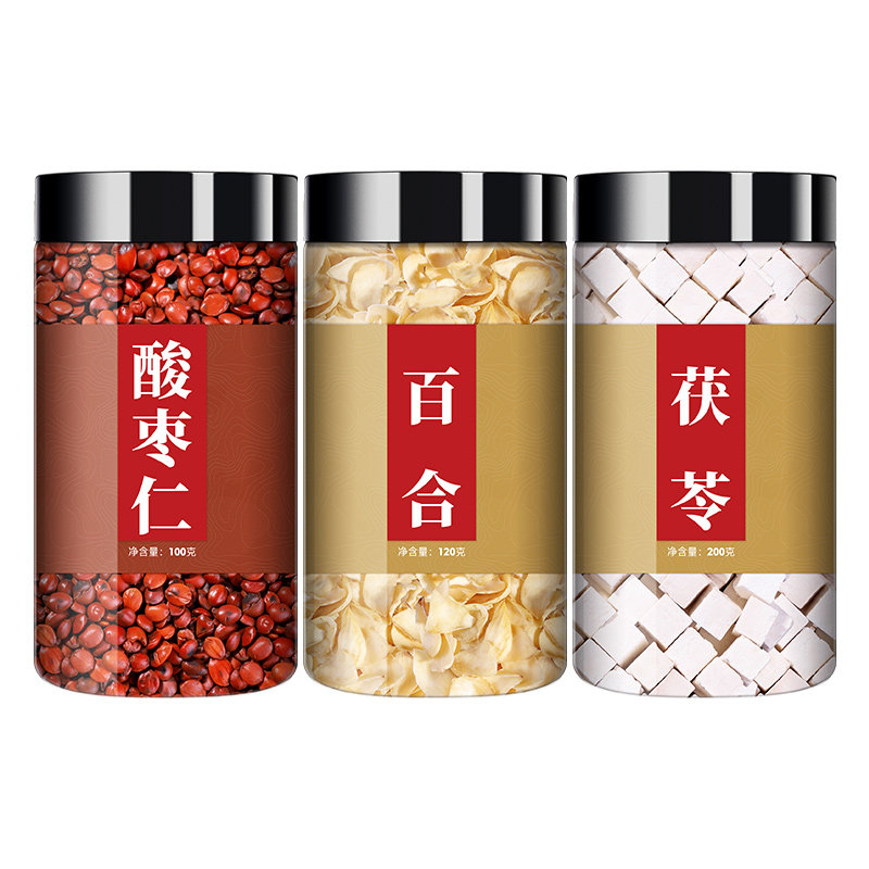 酸枣仁百合茯苓茶旗舰店睡眠茶 凡山物纪酸枣仁